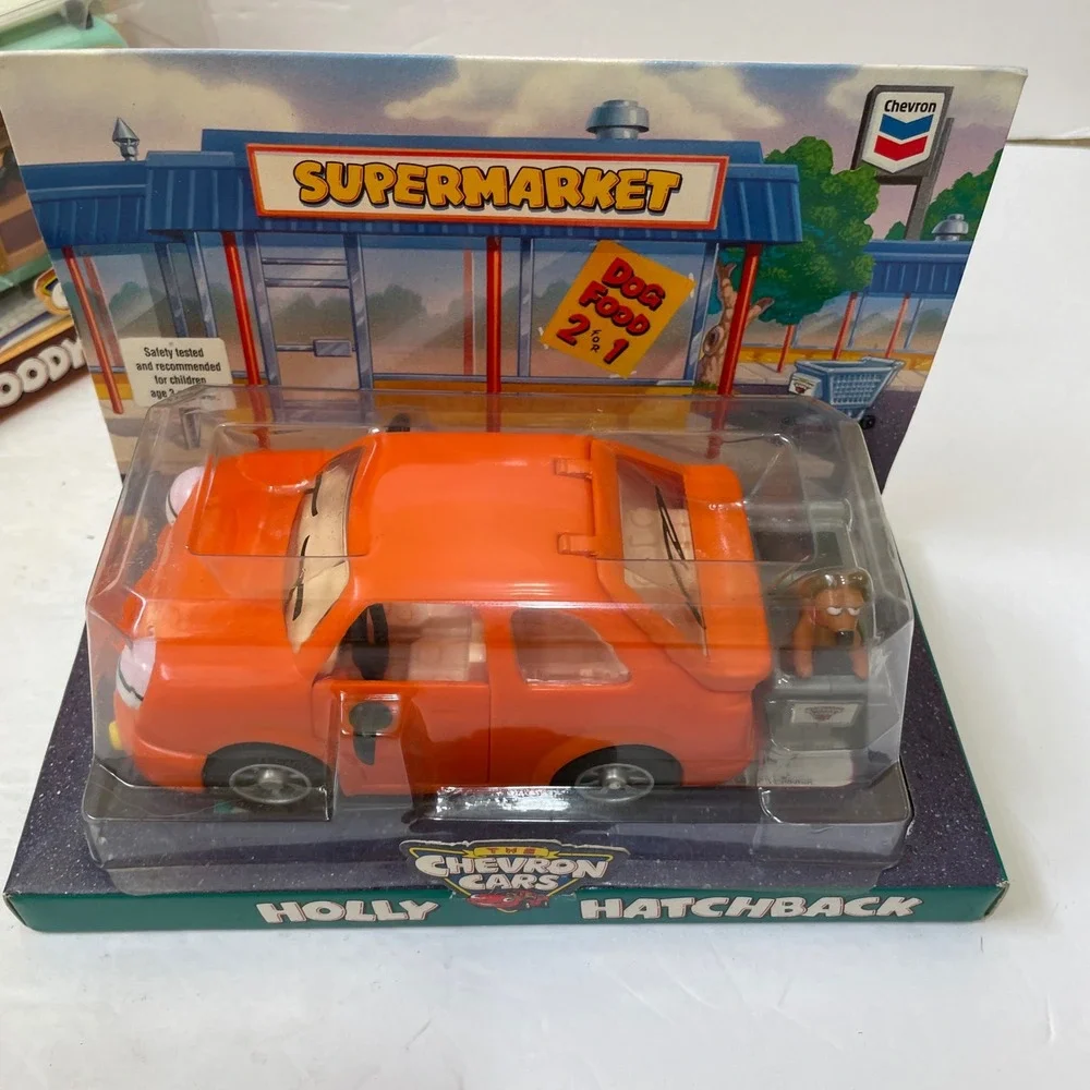FOUR NEW IN BOX VINTAGE THE CHEVRON CARS 1997-1999